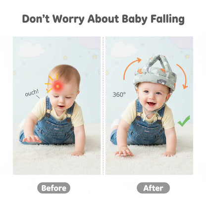 Baby Safety Helmet – Adjustable 360° Protection
