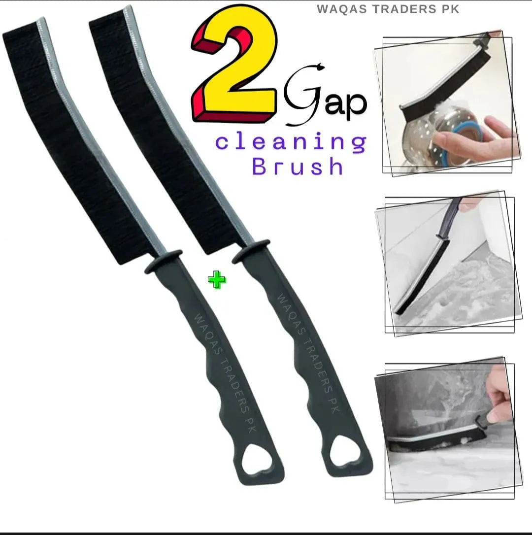 Set of 2 Gap Cleaning Brushes – Hard Bristle Crevice and Grout Cleaning Brush for Bathroom, Kitchen, Tile, and Dead Angles – Durable Narrow Cleaning Tool