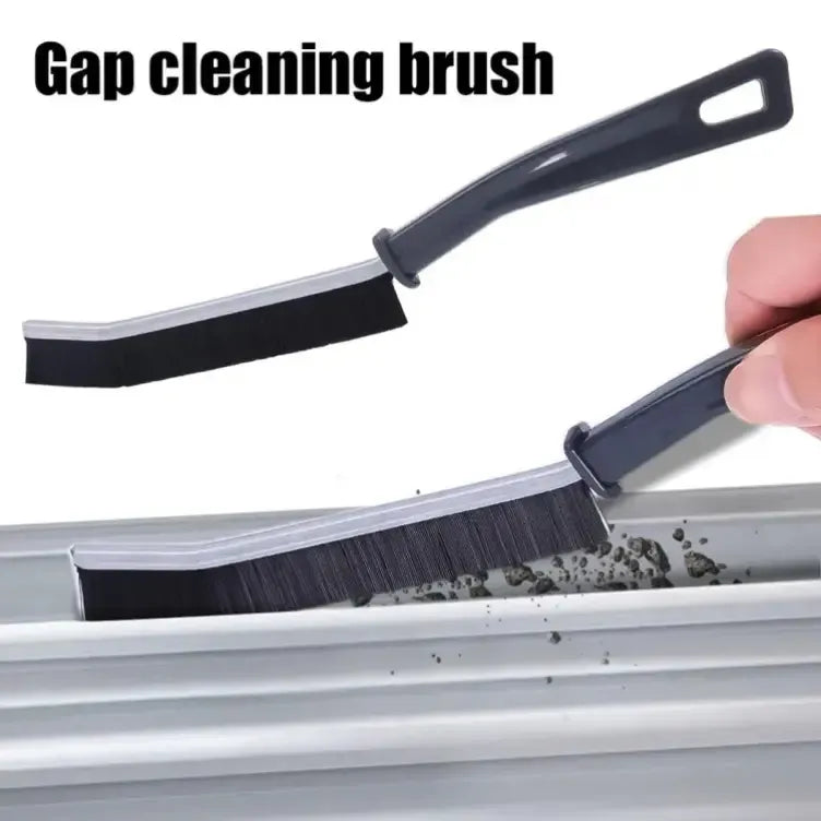 Set of 2 Gap Cleaning Brushes – Hard Bristle Crevice and Grout Cleaning Brush for Bathroom, Kitchen, Tile, and Dead Angles – Durable Narrow Cleaning Tool