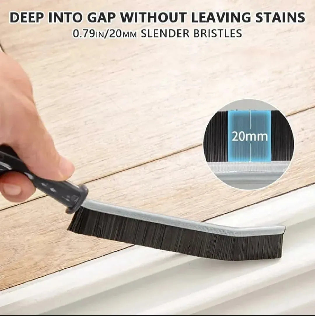 Set of 2 Gap Cleaning Brushes – Hard Bristle Crevice and Grout Cleaning Brush for Bathroom, Kitchen, Tile, and Dead Angles – Durable Narrow Cleaning Tool