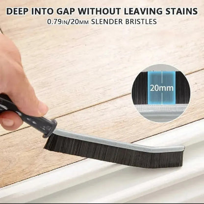 Set of 2 Gap Cleaning Brushes – Hard Bristle Crevice and Grout Cleaning Brush for Bathroom, Kitchen, Tile, and Dead Angles – Durable Narrow Cleaning Tool