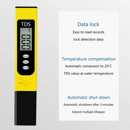 TDS Meter Water Quality Testing Pen